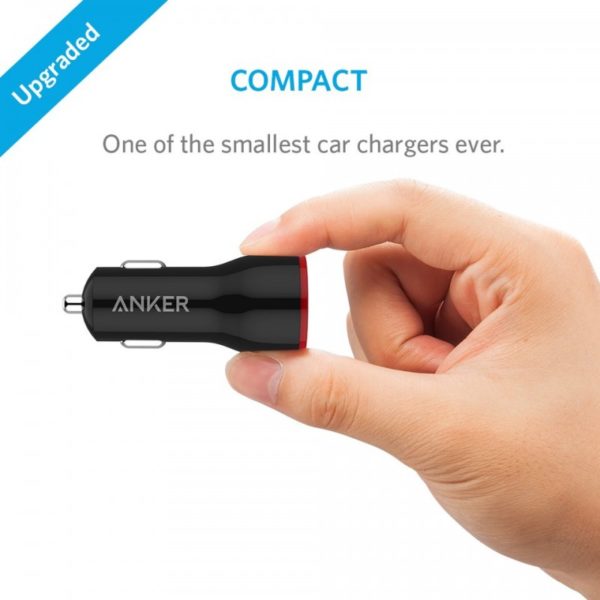 شارژر فندکی Anker مدل Power Drive 2 به همراه کابل Micro USB