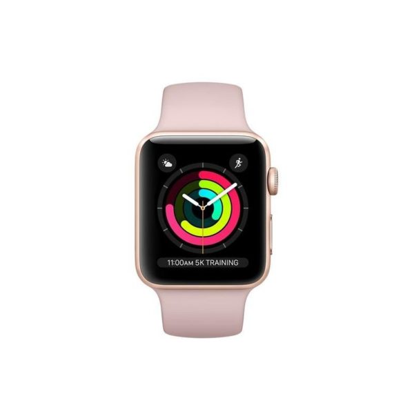 ساعت هوشمند Apple Watch 3 مدل 42mm Gold با بند PinkSand